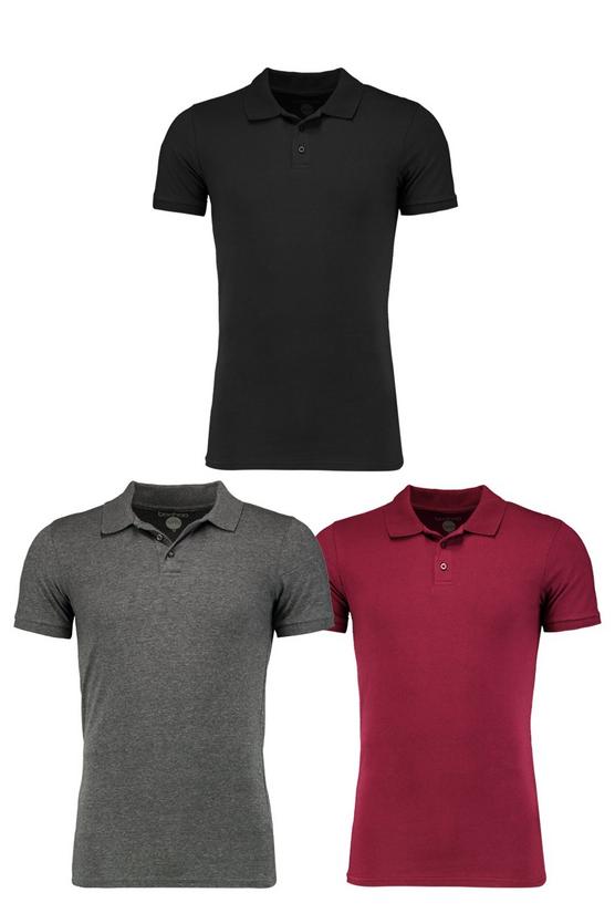 Muscle Fit Polo 3 Pack